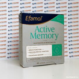 Efamol Active Memory Эфамол Активная Память, капсулы, 30 шт, здоровая работа мозга, ВеликобританияEfamol Active Memory Эфамол Активная Память, капсулы, 30 шт, здоровая работа мозга, Великобритания