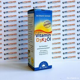 Dr. Jacob´s Vitamin D3K2 Öl Витамин Д3 и К2 в каплях, 20 мл, Германия