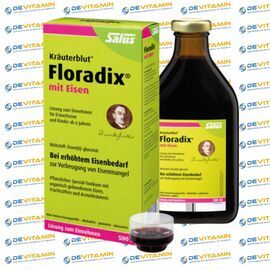 Floradix mit Eisen Флорадикс с железом, 500 мл, Германия