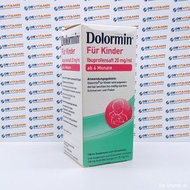 Dolormin Долормин для детей от 6 месяцев,  20 мг/мл ибупрофена, 100 мл, Германия