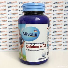 Calcium + D3 Tabletten Таблетки с кальцием и витамином Д3, 300 шт, Германия