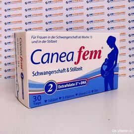 CANEAFEM 2 Extrafolate-S+DHA для беременных с 13 недели и кормящих, 2 по 30 шт, Германия