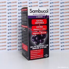 Sambucol Extra Defence Самбукол Экстра с витамином С и цинком, 120 мл, Великобритания