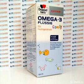 Doppelherz system OMEGA-3 витамины Омега-3 , 250 мл, Германия