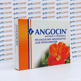 Angozin от инфекций, при бронхите, синусите, цистите, 50 таблеток, Германия