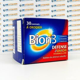 Bion 3 Junior Бион с пробиотиками и витаминами для детей, 30 таблеток, Франция