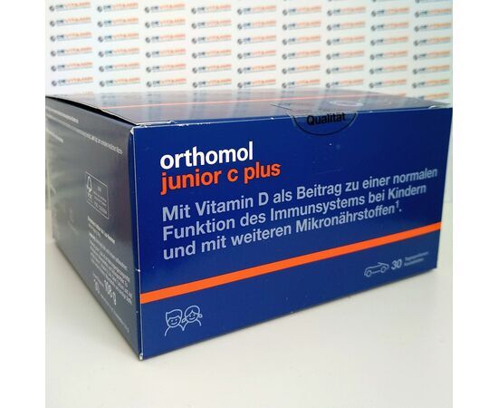 Orthomol Junior C Plus мультивитаминный комплекс для детей, 30 капсул, Германия