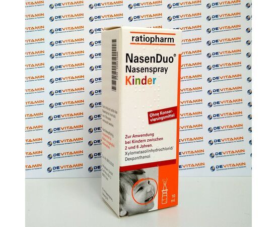 NasenDuo Nasenspray Kinder Сосудосуживающий спрей для детей , 10 мл, Германия