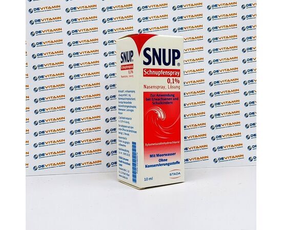 Snup 0,1 % Nasenspray Снуп назальный спрей 0,1% при заложенности носа, 10 мл, Германия